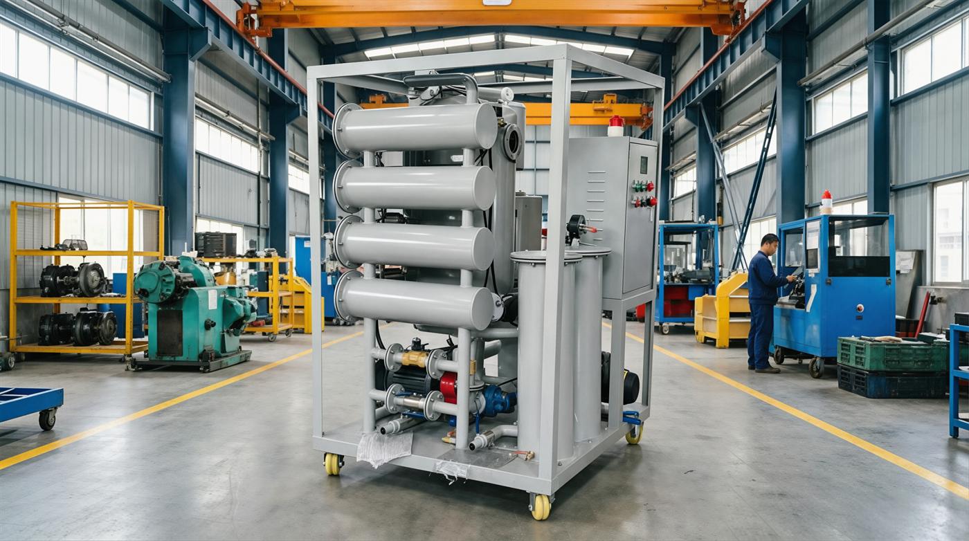 Several filtration units and tooling present together in the workshop