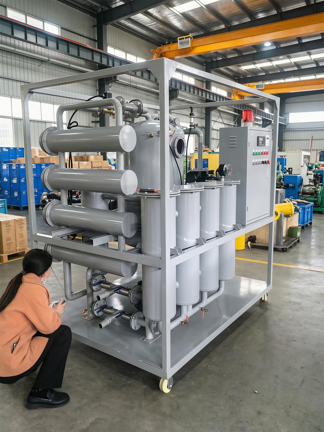 TYG-100 mobile vacuum oil purifier